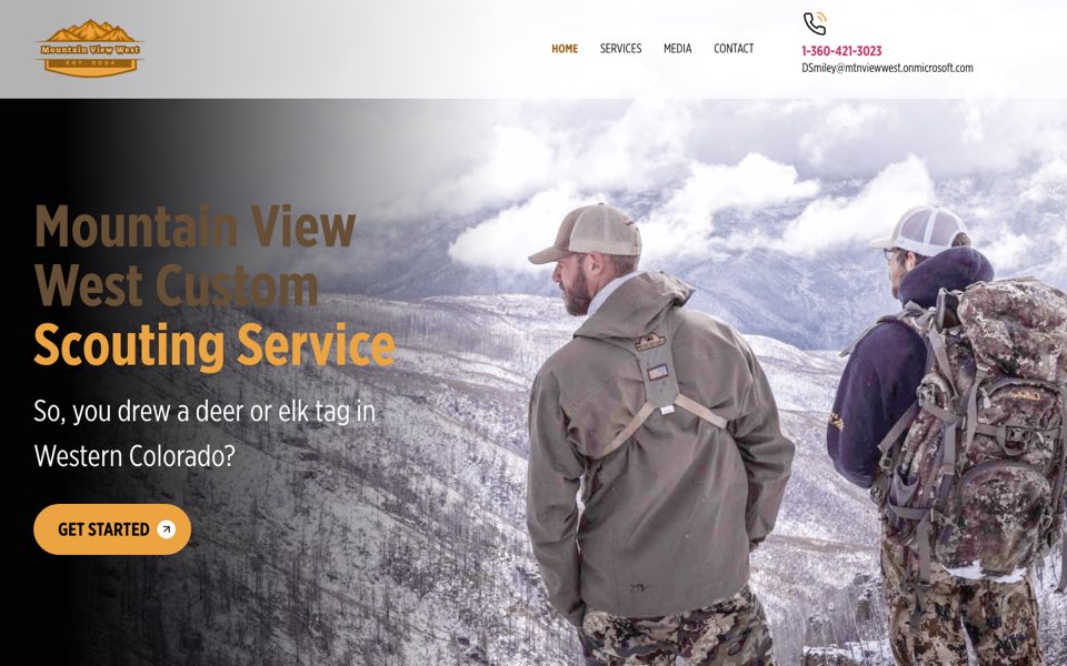 Mountain View West website homepage